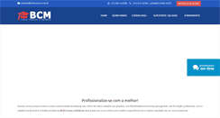 Desktop Screenshot of bcmcursos.com.br
